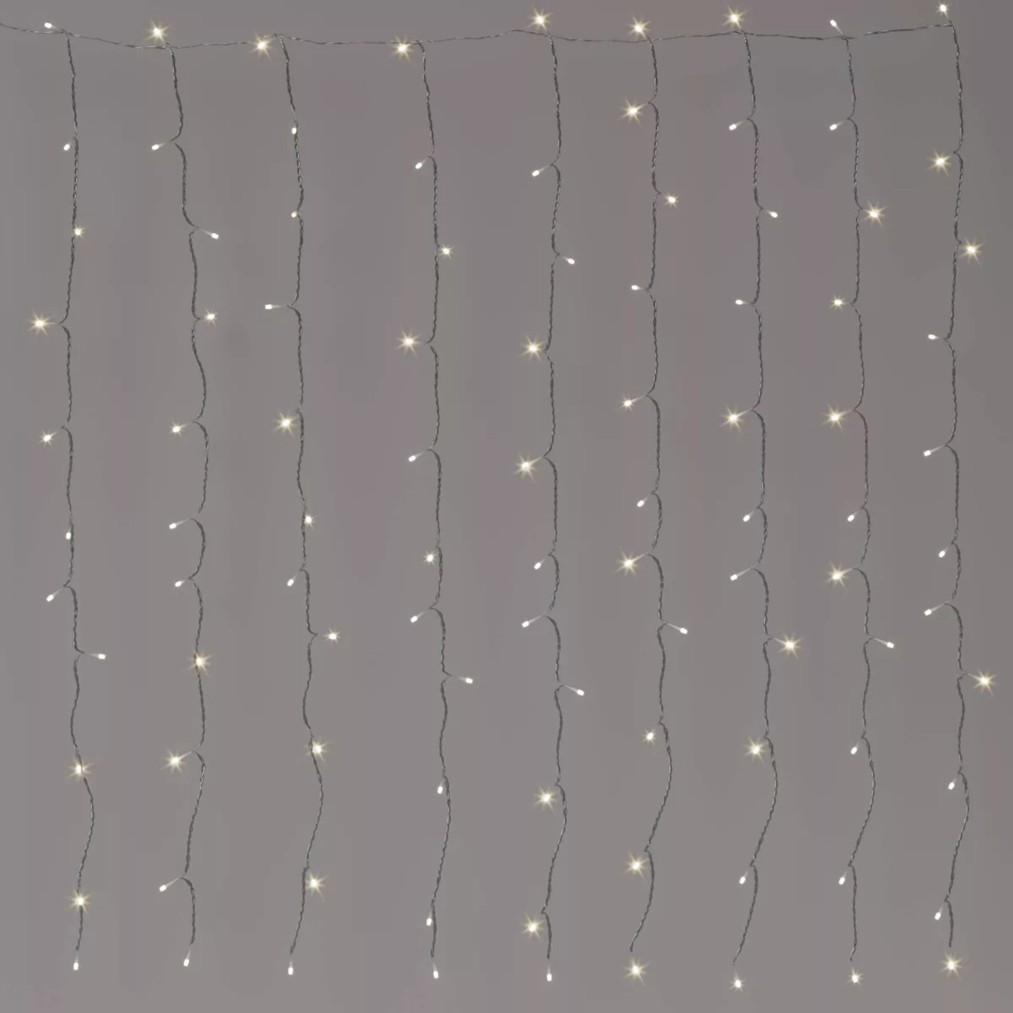 100ltr LED Plug-in Curtain String Lights with Clips - Room Essentials™