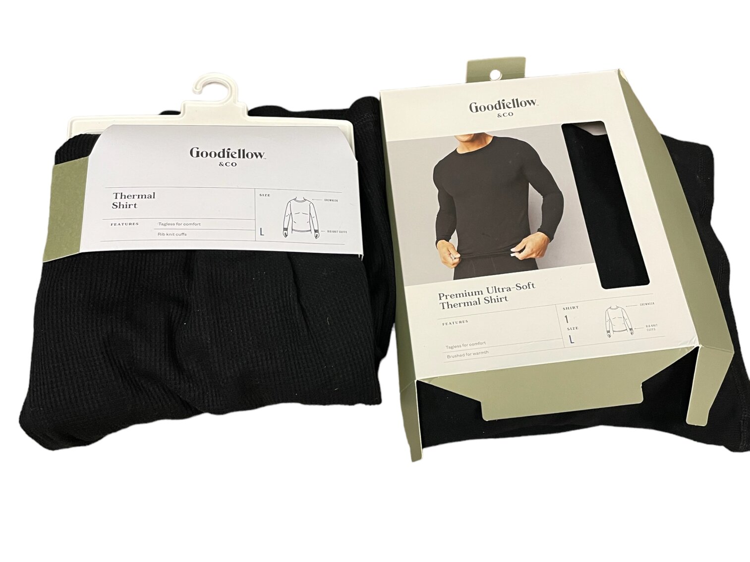 Set of 2 Mens Size Large Thermal Shirts
