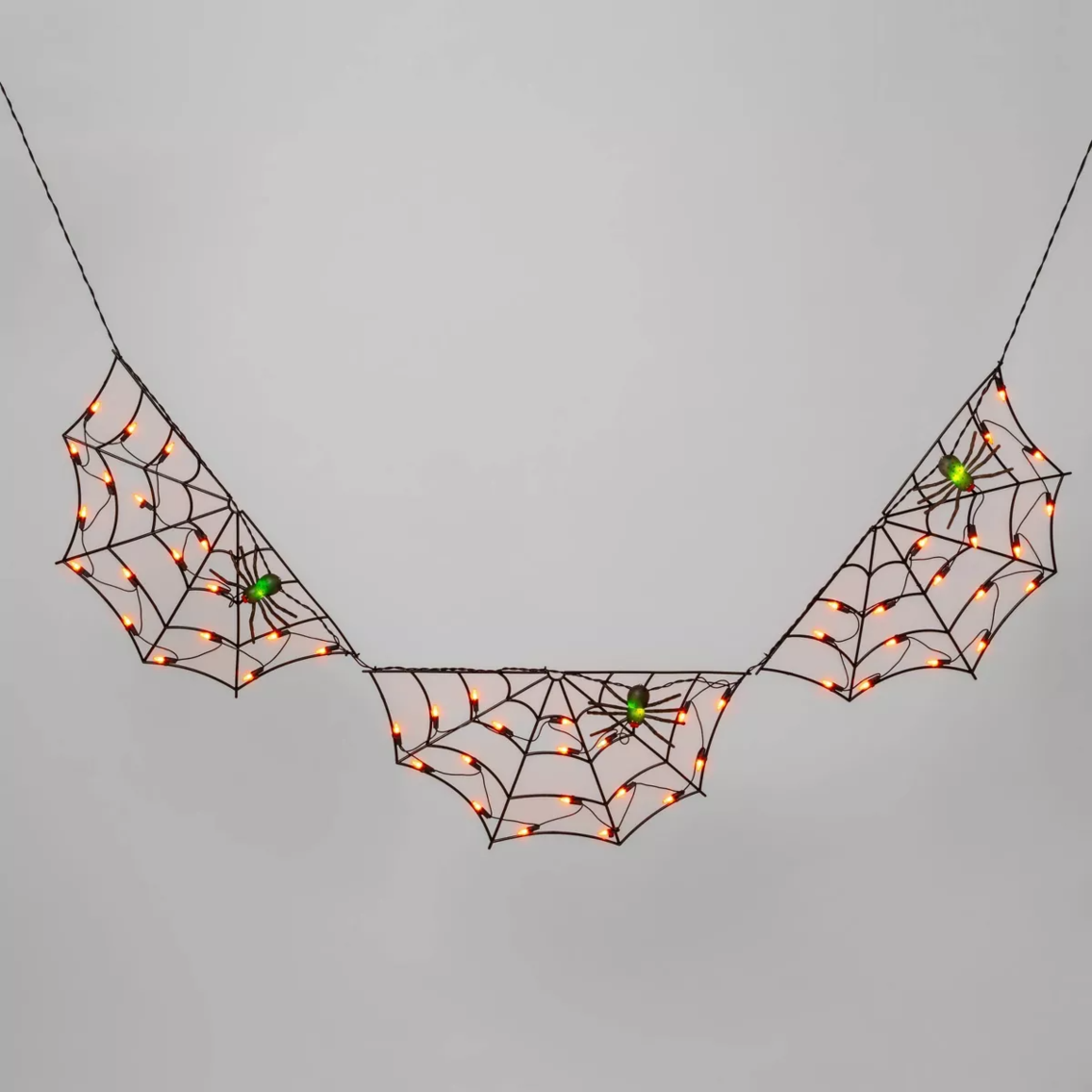 70" Incandescent Spider Web Halloween Novelty Silhouette Light - Hyde & EEK! Boutique™