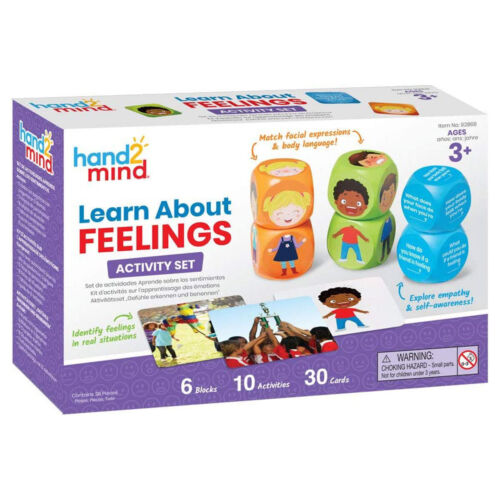 Learn About Feelings Activity Set Hand 2 mind 6 Blocks 10 Activities 30 Cards