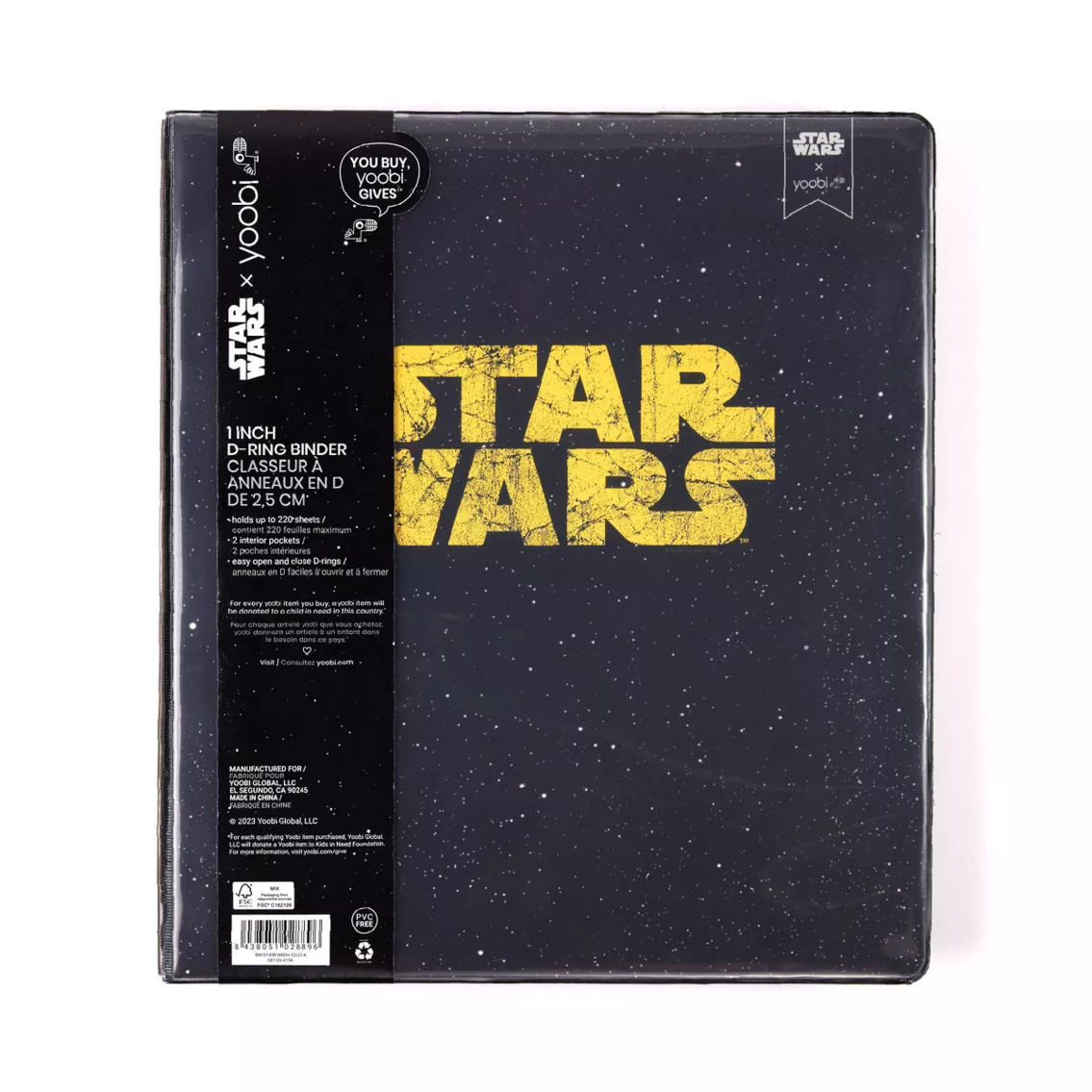 (Set of 18) 1" Ring Binder Star Wars - Yoobi™