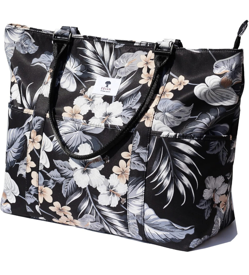 Set of 2 Waterproof Beach Totes 