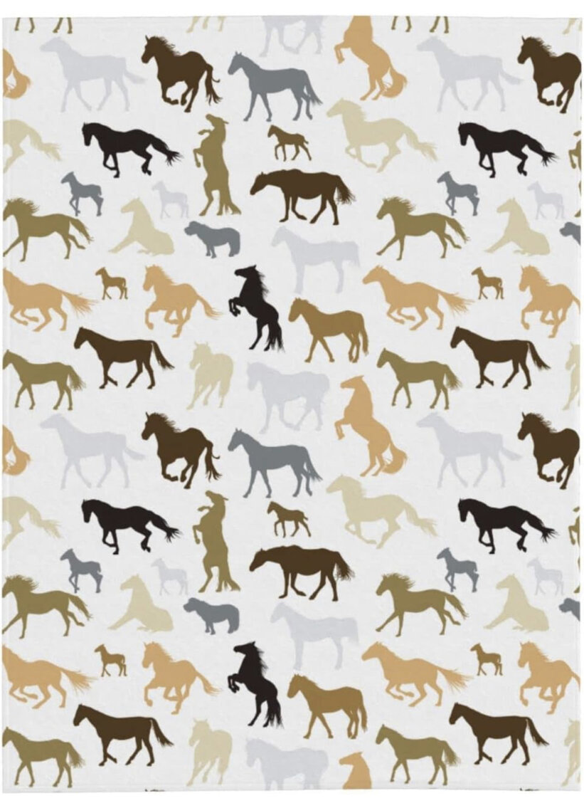 Horse Throw Blanket 