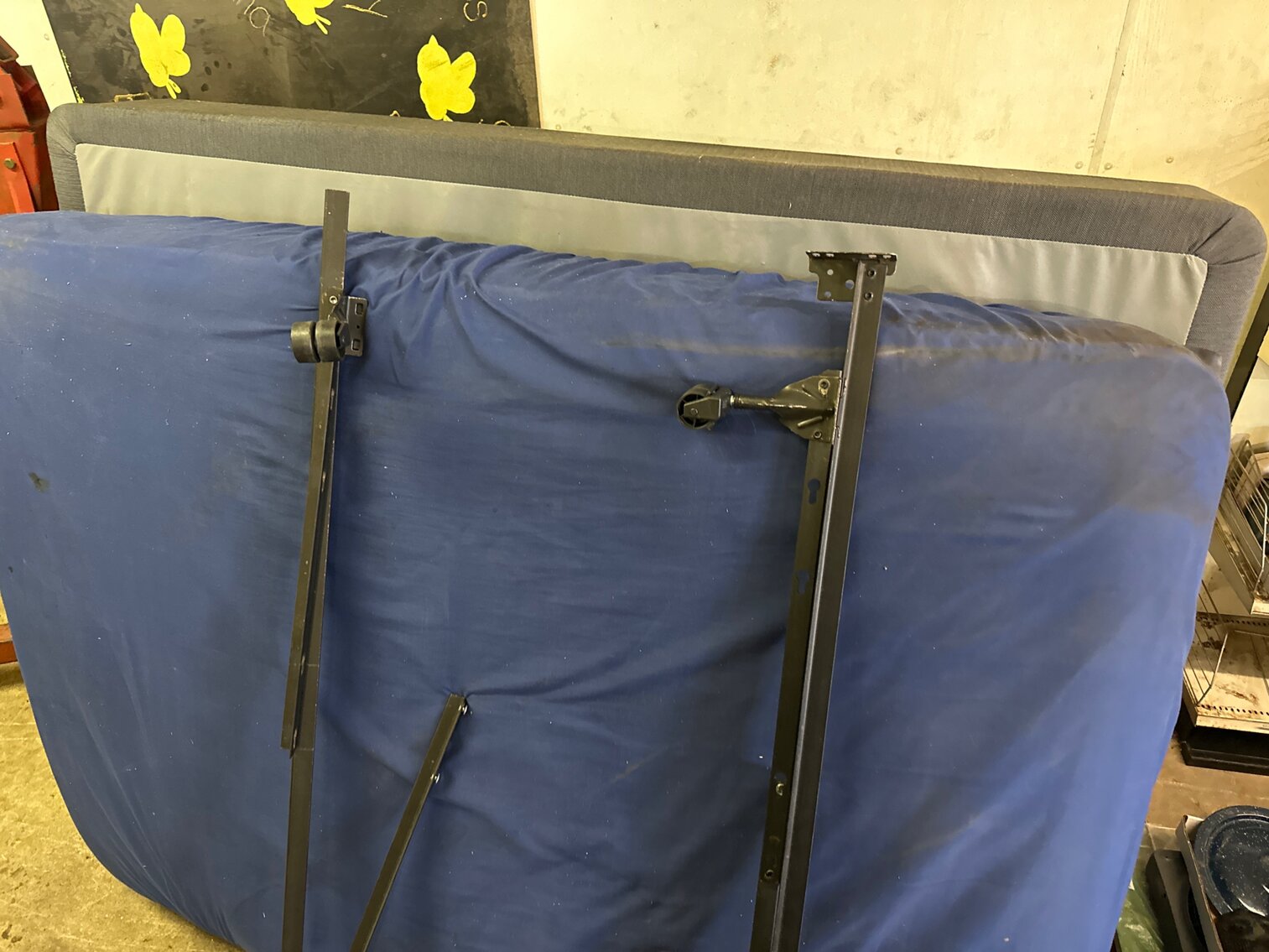 Full Size Frame, Mattress and Box Spring 