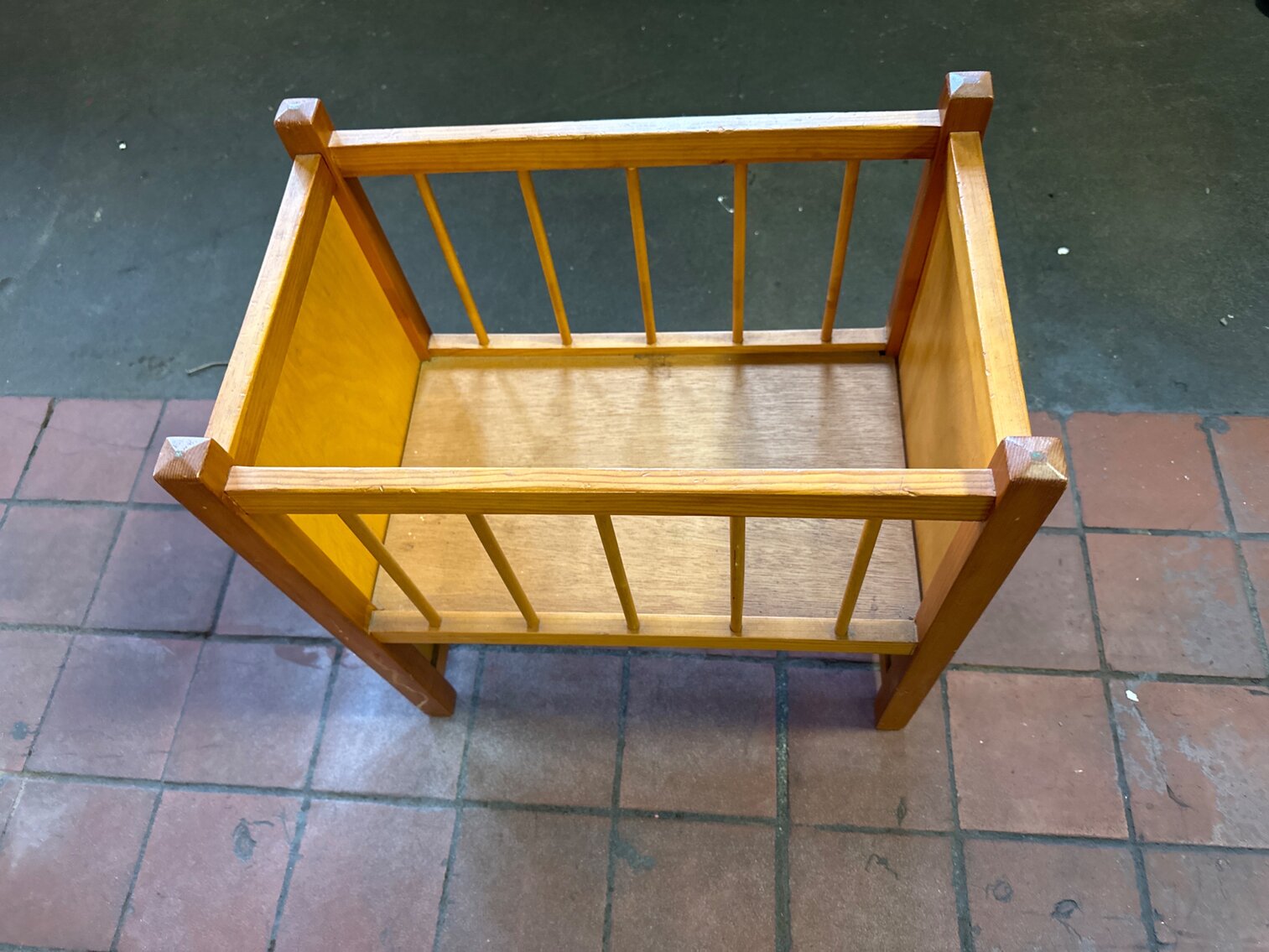 Wood Doll Cradle