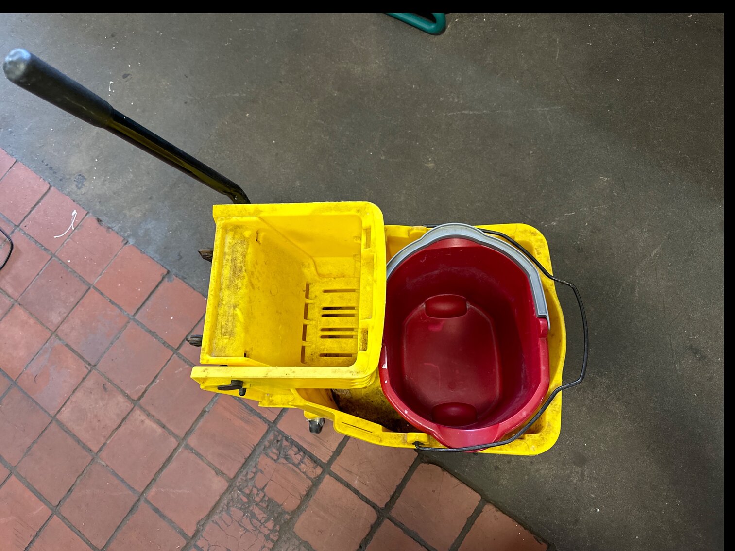 Mop Bucket, Red Bucket