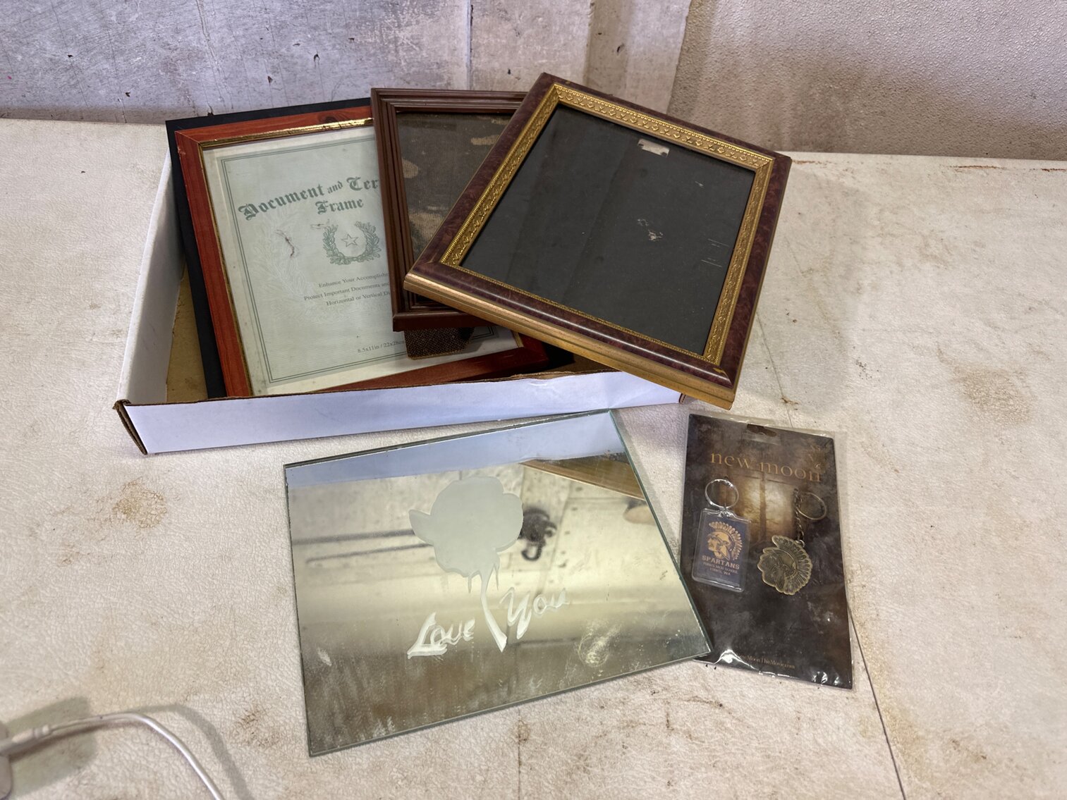 Picture Frames and Mirror, Plexi Glass