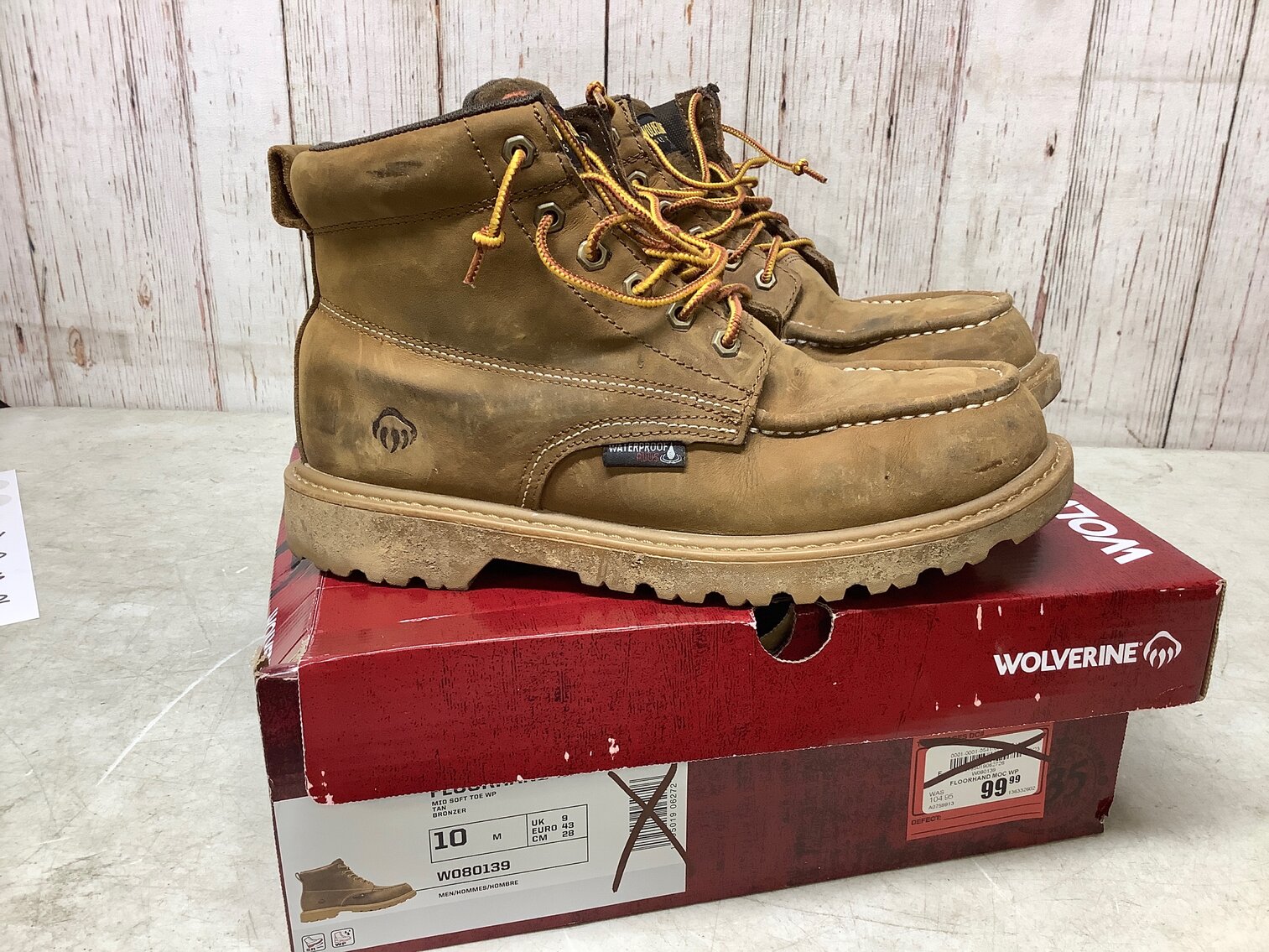 Mens 10, Wolverine, Floorhand Moc