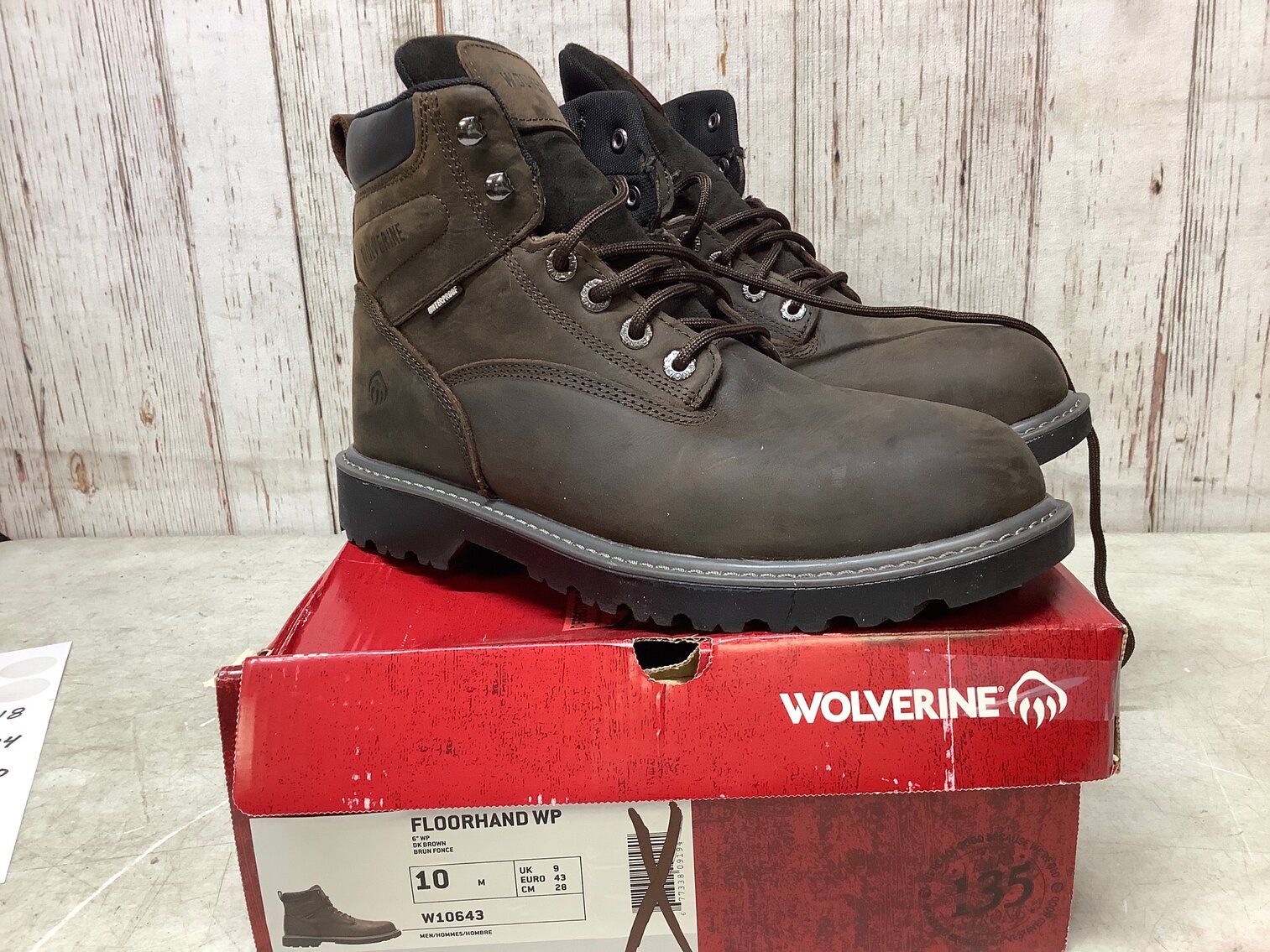 Mens 10, Wolverine, Floorhand WP
