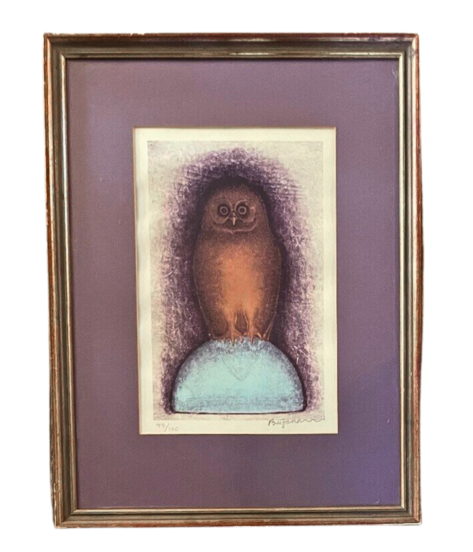 Beniamino Bufano "Peace Be With You" Signed Limited Edition Framed Lithograph 