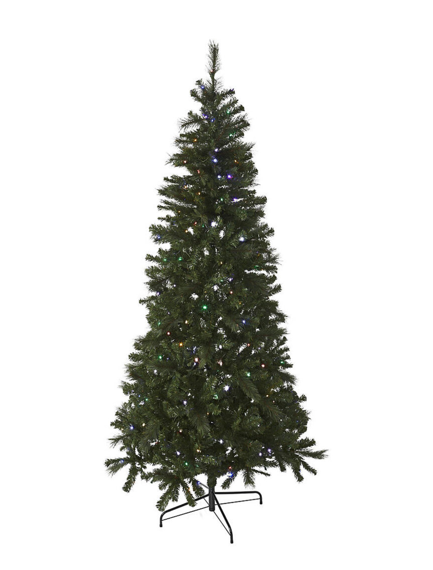 7.5' Prelit Tree with Decorating Kit
