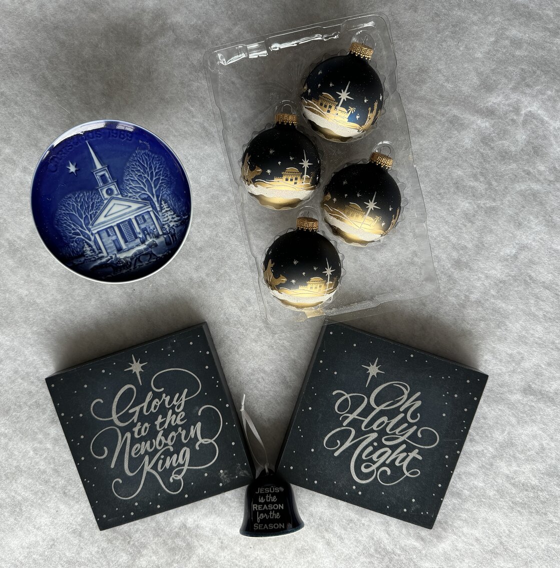 "Oh Holy Night": Christmas Blue Collection