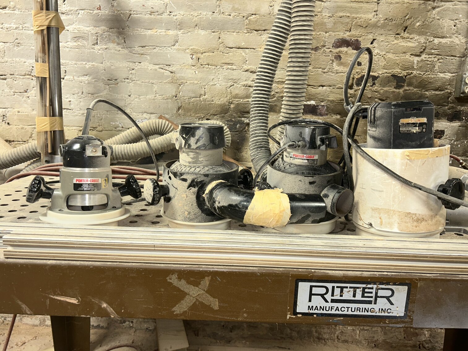 Pnematic Router Table and Routers