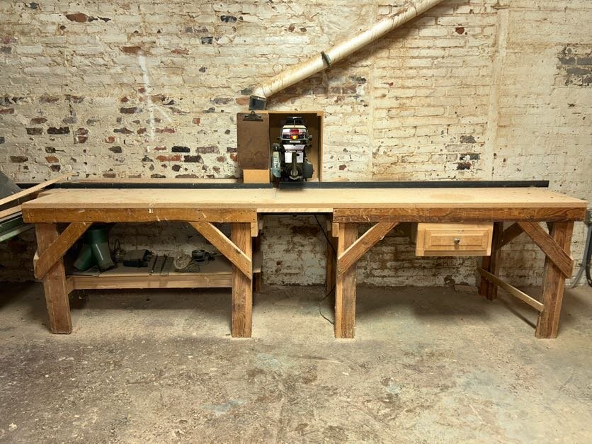 Craftsman Radial Arm Saw and benches