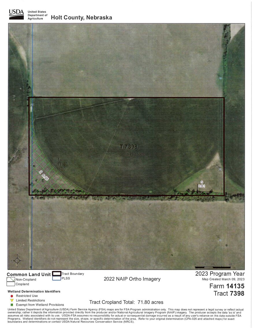 Image for 400+/- Acres in Southwest of Orchard, NE