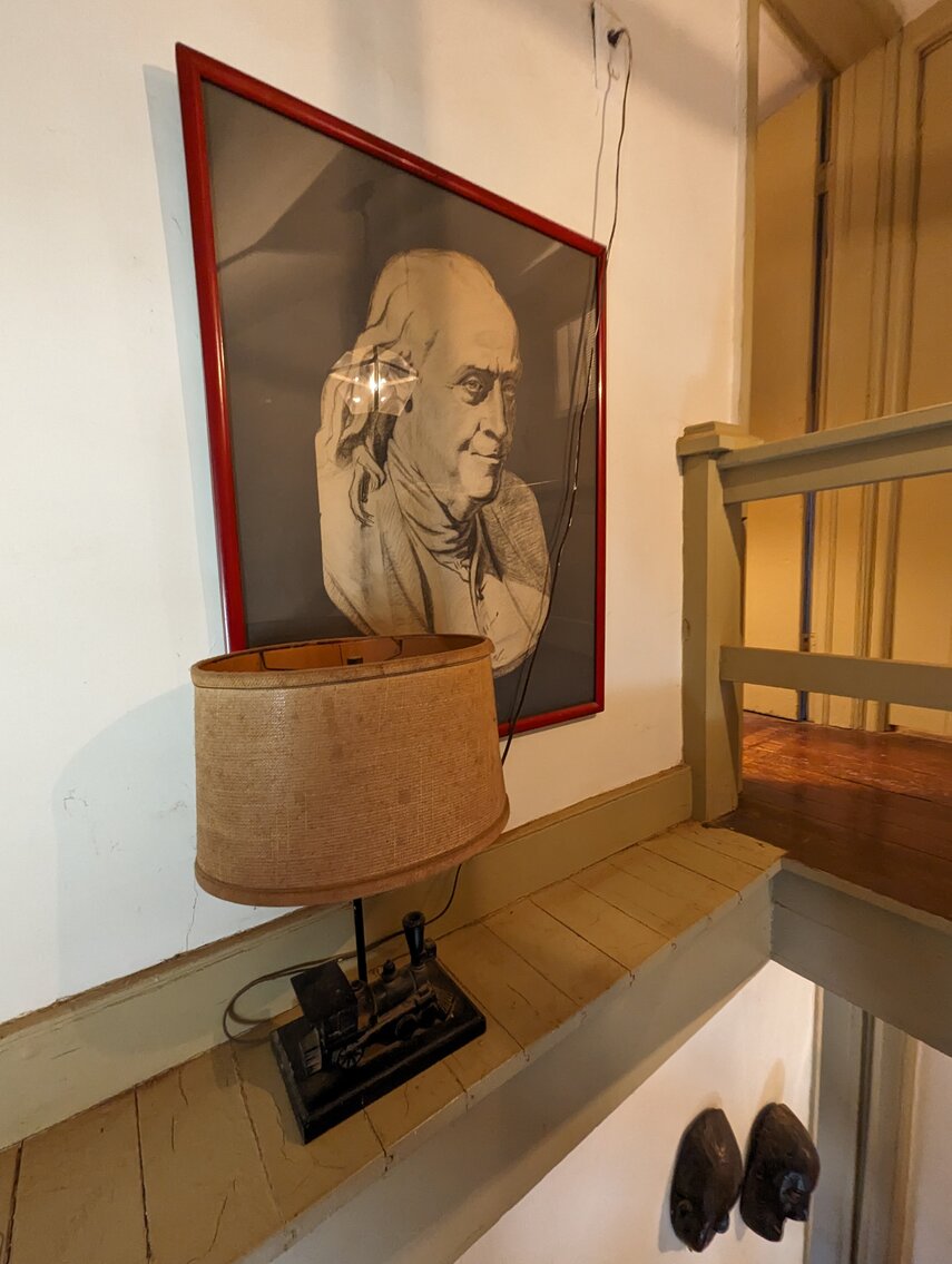 Image for 4 BR, 3 BA COLONIAL STYLE HOME W/ DETACHED GARAGE & STUDIO/EFFICIENCY APT. 1.42 +/- AC ; ANTIQUES, COLLECTIBLES, FURNITURE, TOOLS, & MORE!