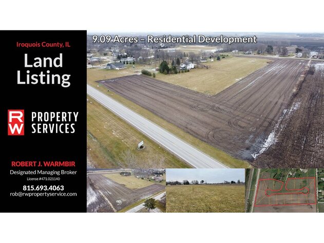 Image for 9.09± Acres Onarga, IL Residential Development Land