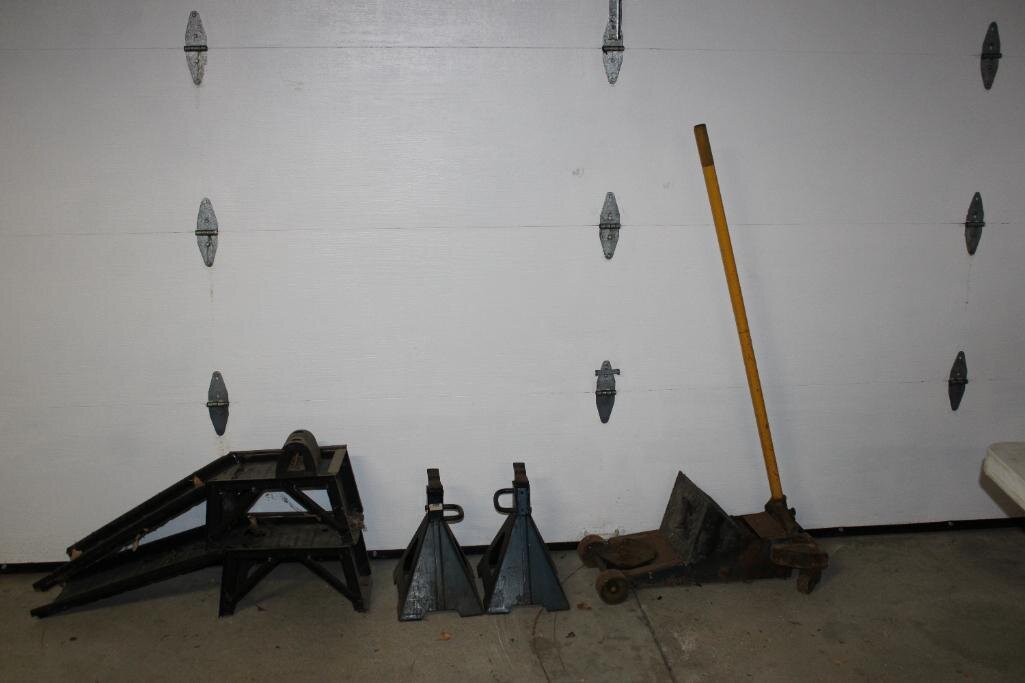 JACK, JACK STANDS, RAMPS, CHALKS