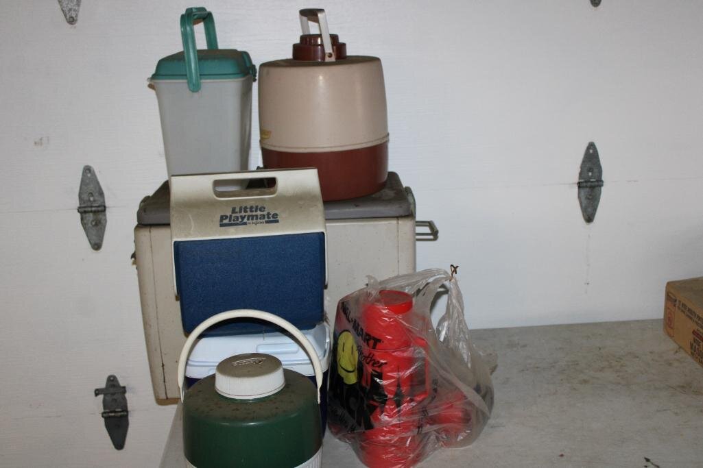 COOLERS, BEVERAGE DISPENSERS, ETC