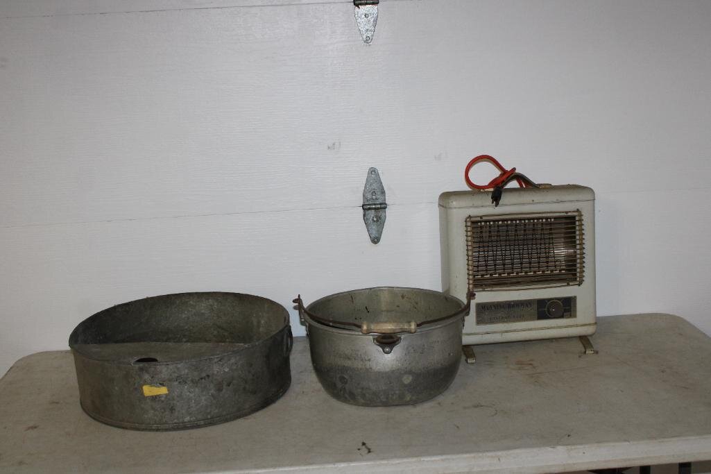 HEATER, DRAIN PAN, BUCKET
