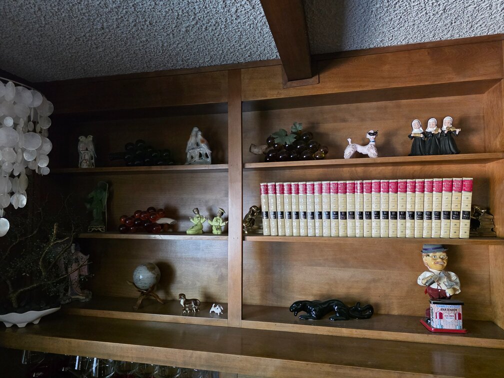 Contents Of Book Shelf Shown In Picture
