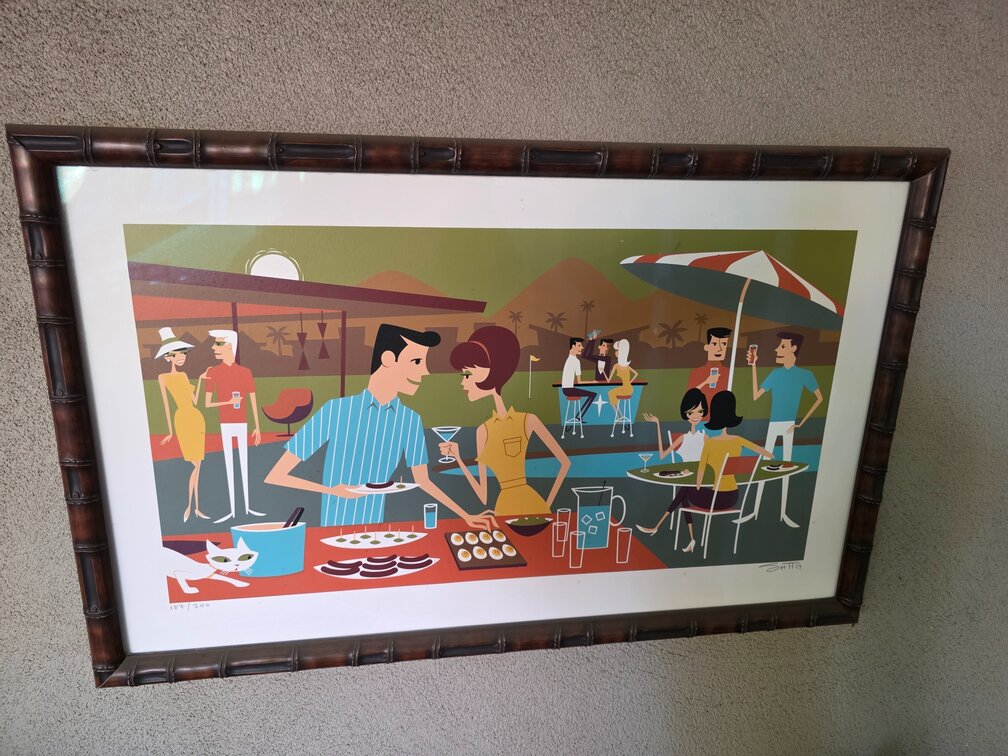 Josh Agle (Shag)-Daiquiris & Deviled Eggs
