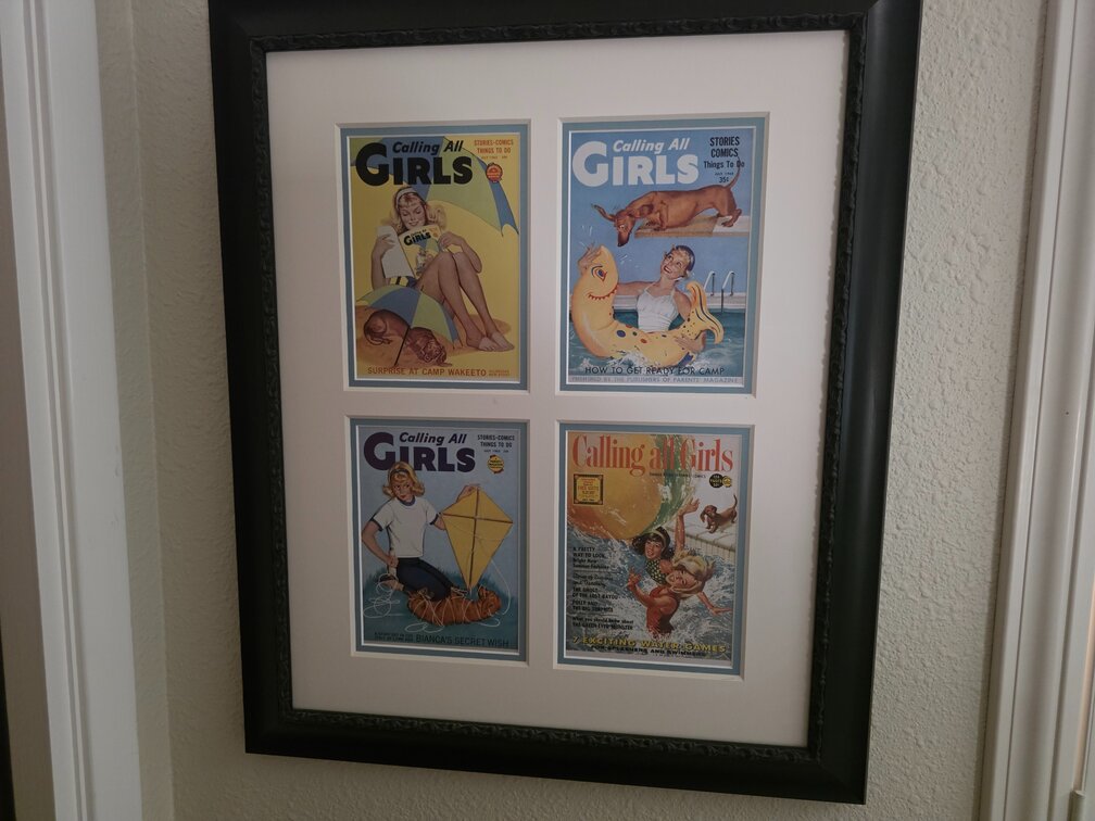 Calling All Girls Magazines In Frame