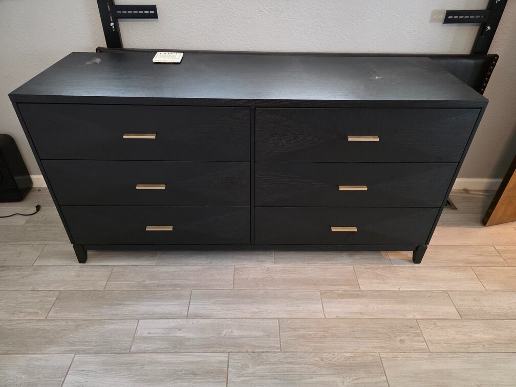 OXO Forest 6-Drawer Dresser Black