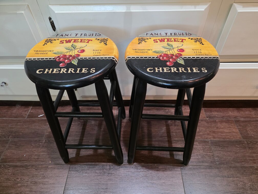 Fancy Fruits Cherry Stools 2 pcs