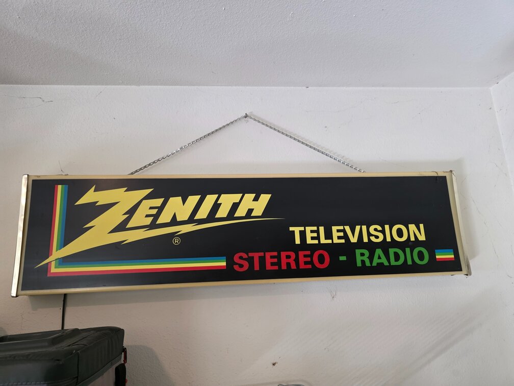 Zenith Lighted Sign