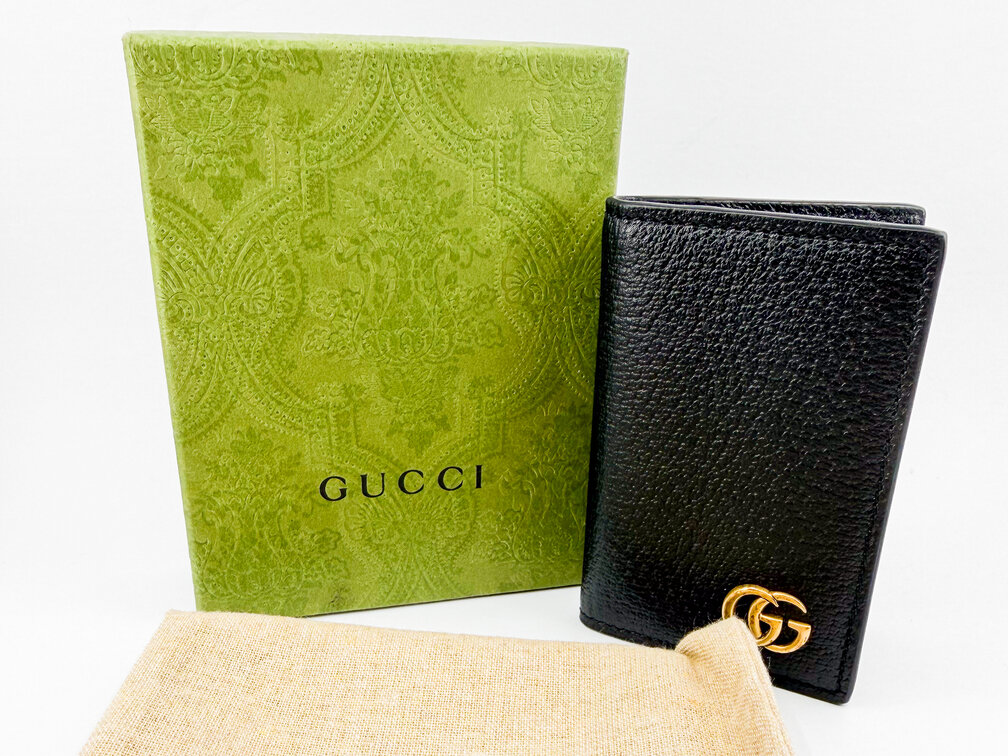 Gucci Black Leather Pocket Organizer