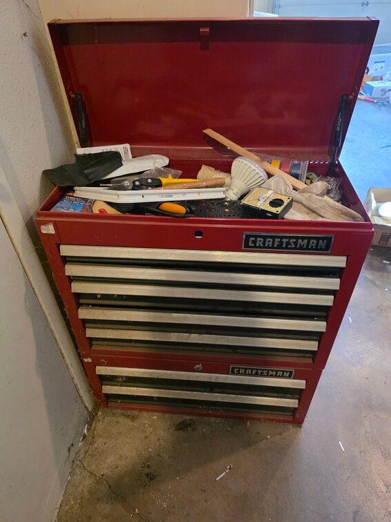 Craftsman Tool Chest INCLUDED CONTENTS IN THE DRAWERS