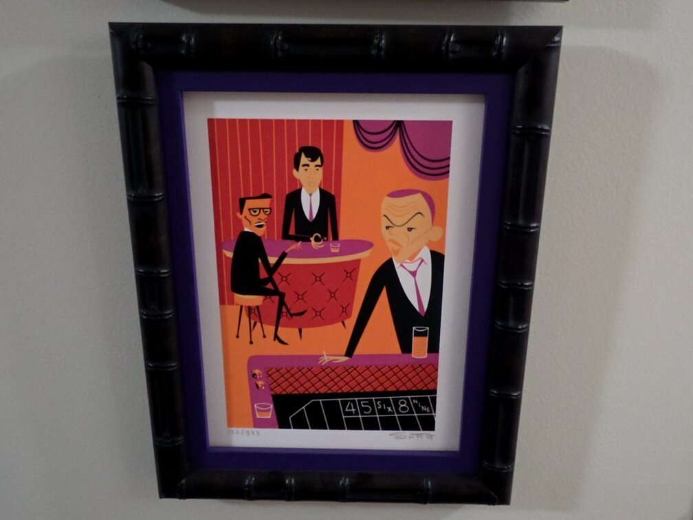 Josh Agle (Shag)-The Rat Pack Making A Point