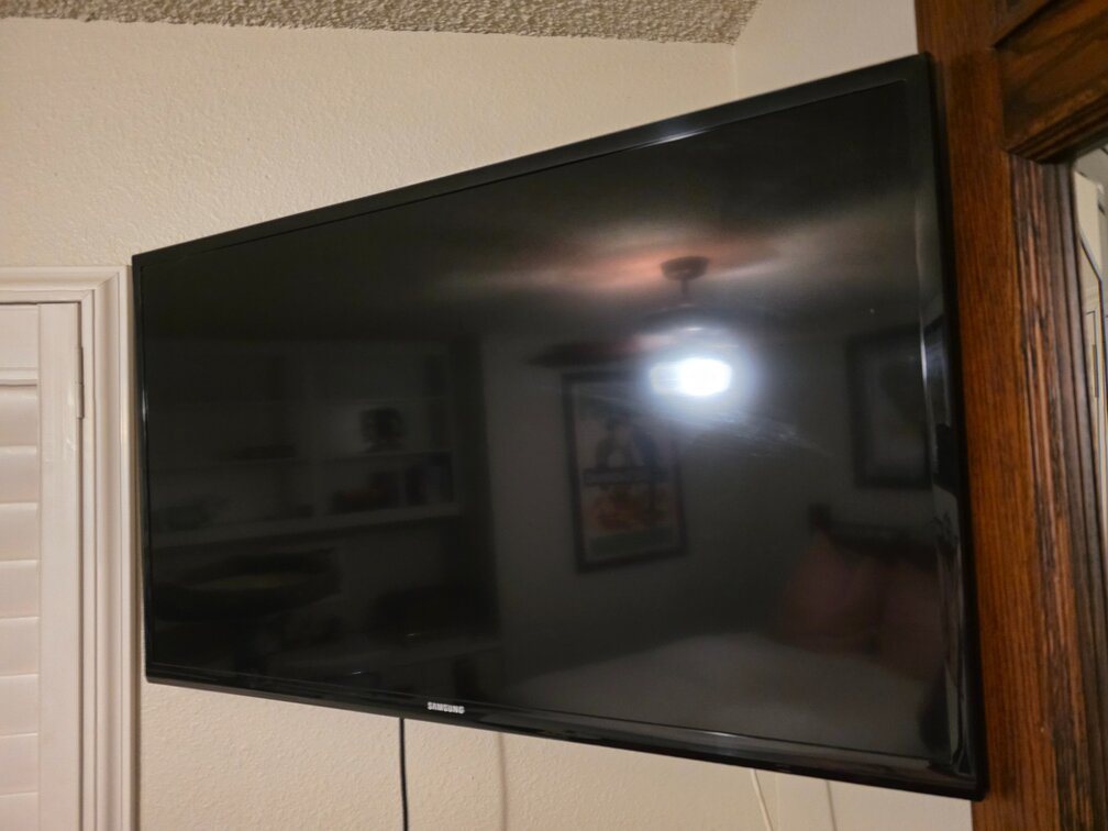 Samsung TV (wall mount not included)