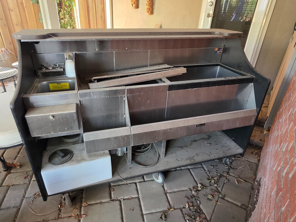 Mobile Bar With Built In Sink