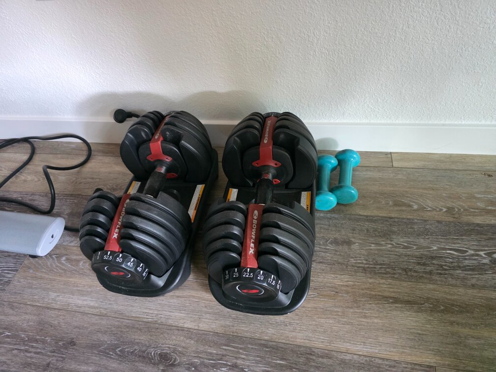 Bowflex Adjustable Dumbbells 52lbs