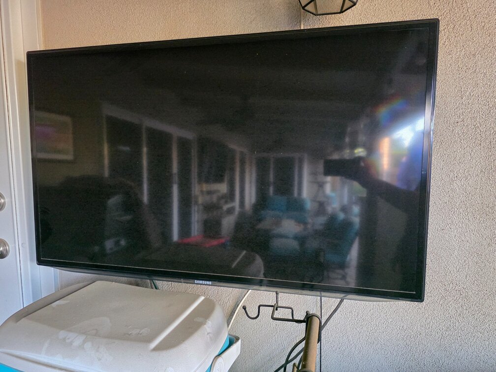 Samsung TV (wall mount not included)