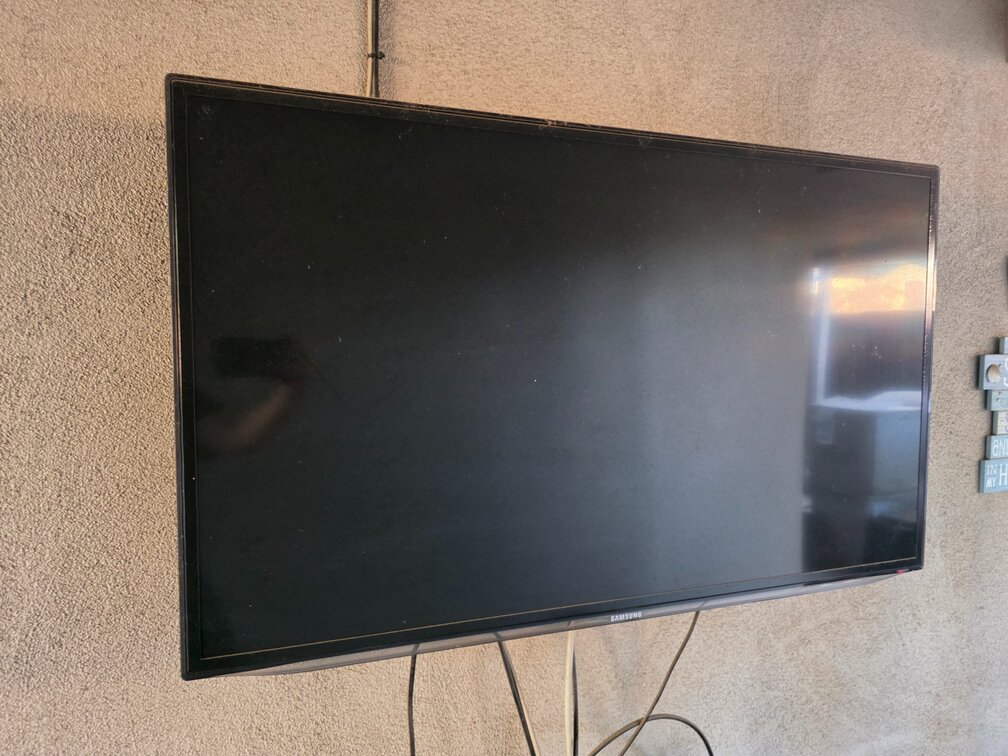Samsung TV (wall mount not included)
