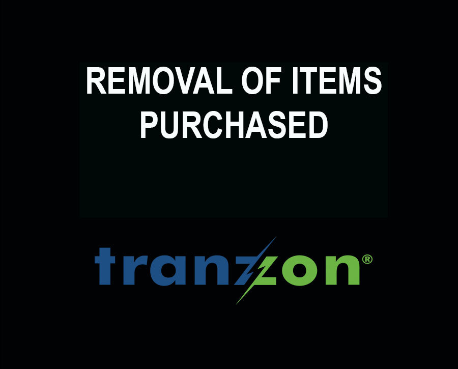 Removal of Items Purchased