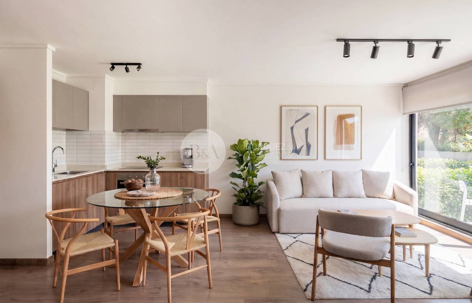 Cumbres de recoleta depto 107 cocina comedor living