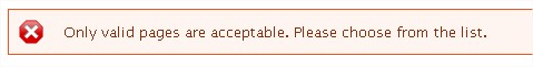 Error Messaage