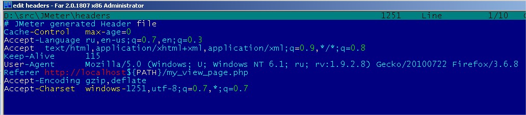 HTTP Header Manager allows the user to save headers to *.jmx file