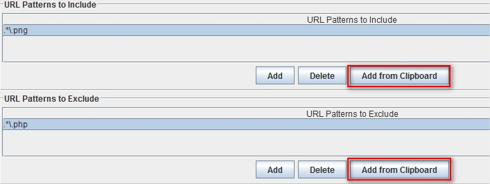 JMeter 2.8 Add from Clipboard