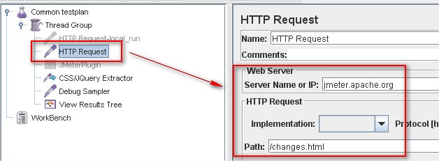 JMeter 2.9 HTTP Request Sampler