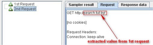  second_url property value was set as Server Name
