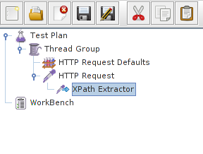 Add XPath Extractor as child element of HTTP Request: