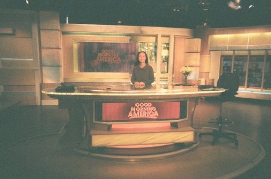 2009-2010 Davis Public Diplomacy Fellow Jinnie Lee on the set of Good Morning America