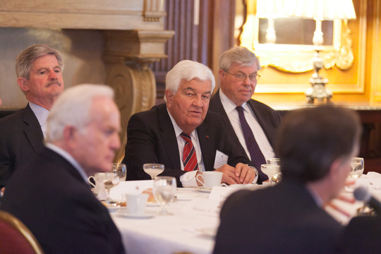 Ambassador Lloyd Hand, Ambassdor Jim Nicholson, Ambassador Tom Korologos, Ambassador Richard McCormack