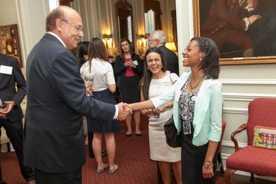 Ambassador Valdez, Francheska Loza and Jasmine Wyatt