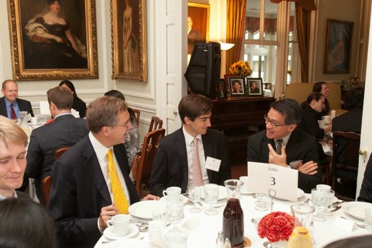 Ambassador Hughes, Dominic Watson and Mr. Yu